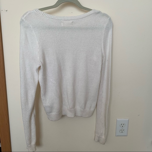 Hollister White Sweater - Picture 3 of 3
